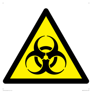 W009 Warning: Biological hazard